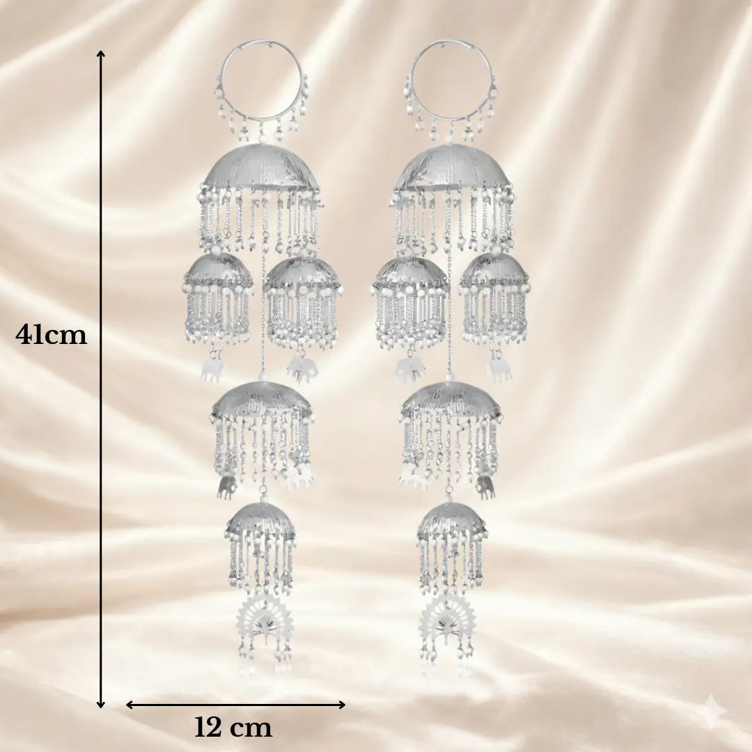 Peacock Motifs Layered Bridal Kalira