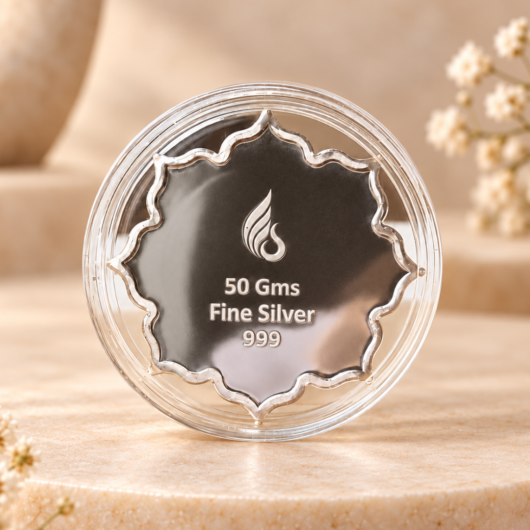 The Sacred Lotus – 50g 999 Silver Floral Coin
