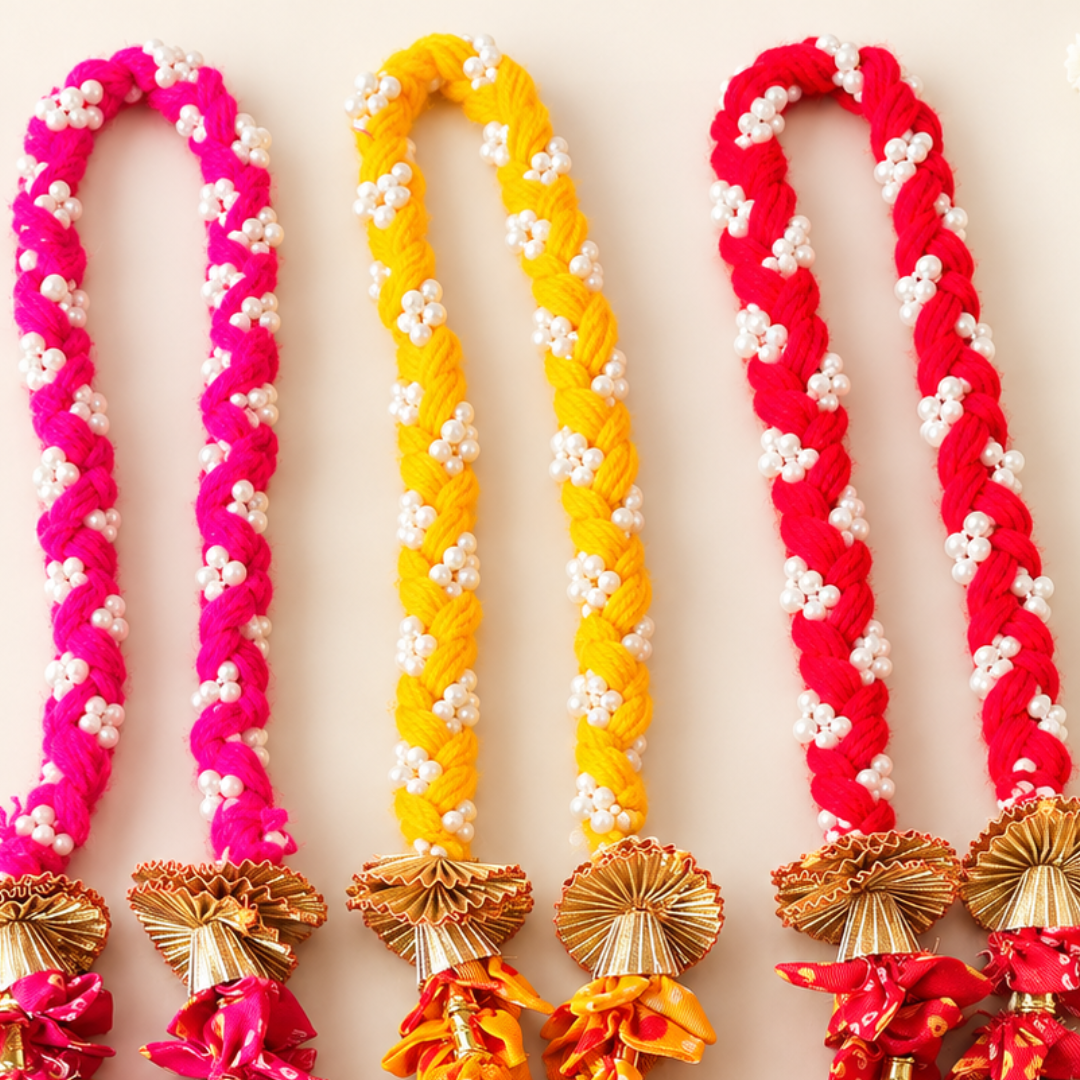 Colourful Braided Milni Mala