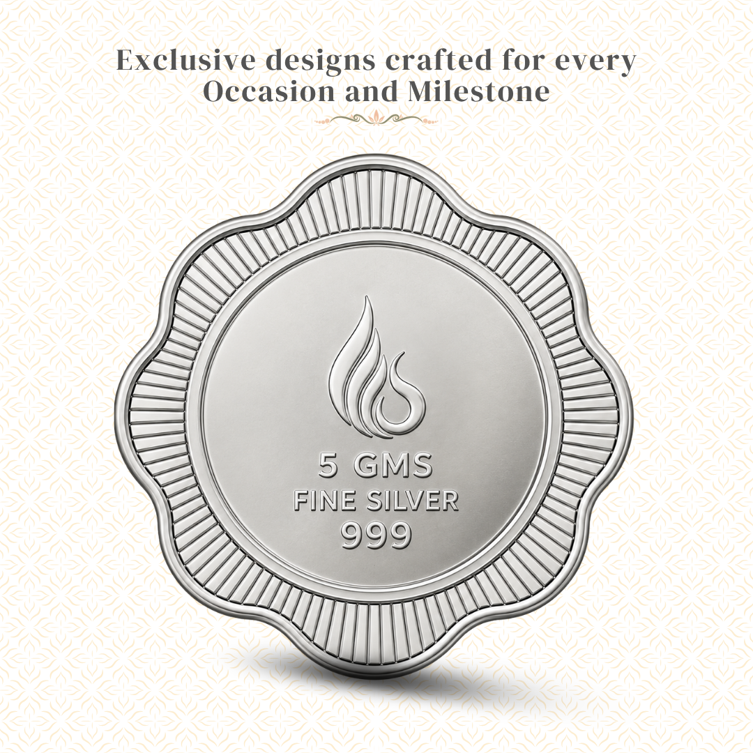 Petals of Prosperity — 5g Silver Coin, Add Your Company Logo