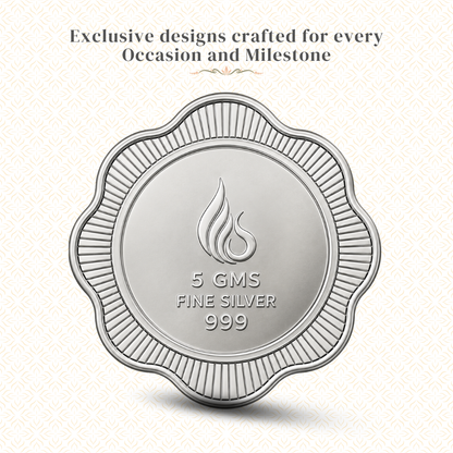 Petals of Prosperity — 5g Silver Coin, Add Your Company Logo