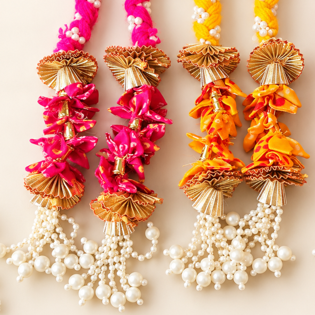 Colourful Braided Milni Mala