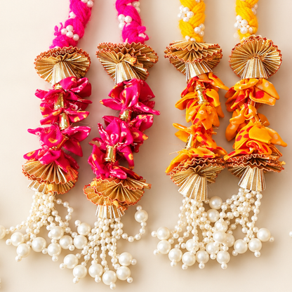 Colourful Braided Milni Mala