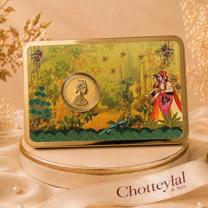 50mg Gold Queen Coin – Royal Elegance Premium Gift Box
