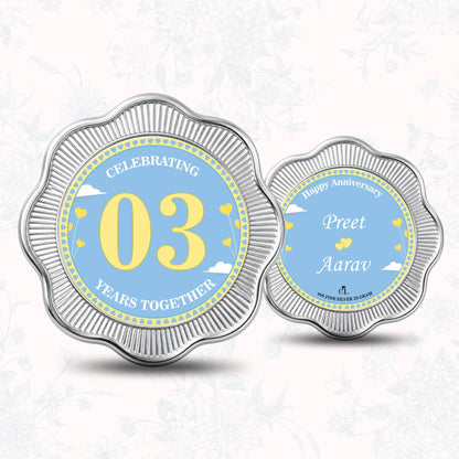 Sky Full of Us Custom Silver Coin - Add Number & Names