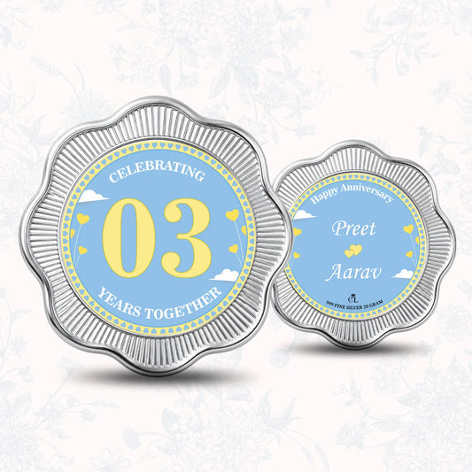 Sky Full of Us Custom Silver Coin - Add Number & Names