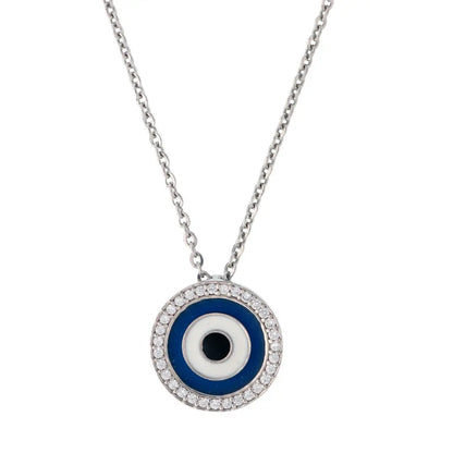 Contemporary Evil Eye Pendant