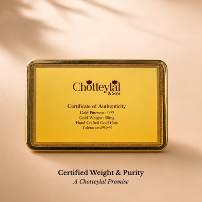 50mg Gold Queen Coin – Royal Elegance Premium Gift Box