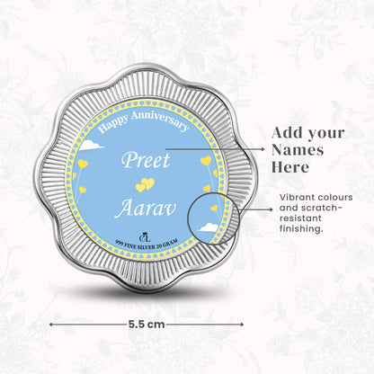 Sky Full of Us Custom Silver Coin - Add Number & Names