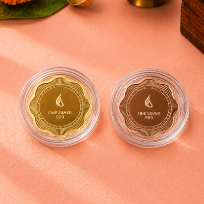 Banyan Tree Silver Coin Set of 2