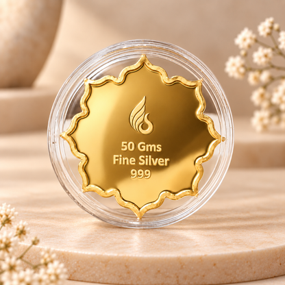 The Sacred Lotus – 50g 999 Silver Floral Coin