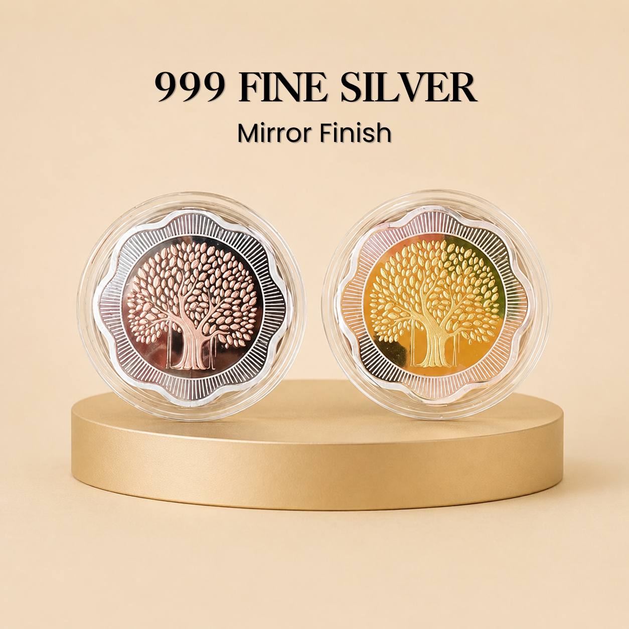 Light & Fortune 100g Silver Coin Set - Add Logo/Message