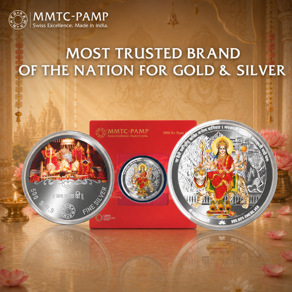 MMTC Mata Rani 50 g Silver Coin