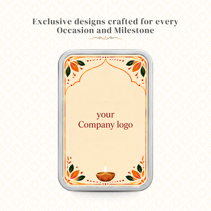 Festival Of Lights — 5g Silver Bar, Add Your Company Logo