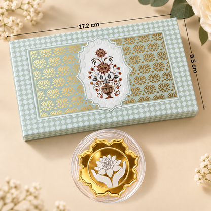 The Sacred Lotus – 50g 999 Silver Floral Coin