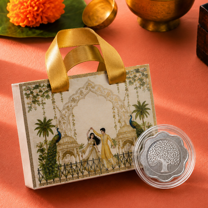Flower Shape Banyan Tree 10g Silver coin
