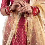Alia Bhatt Bollywood Inspired Golden Parrot Panchi Bridal Kaleera