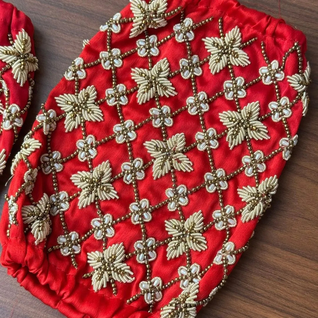 Red Chooda Cover for Elegant and Traditional Weddings