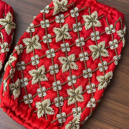 Red Chooda Cover for Elegant and Traditional Weddings