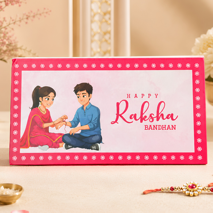 Box of Blessings Red Rakhi Gift, Set Of 3 Coins