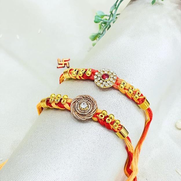 Men's RAKHI - Beautiful Kundan Stne Design