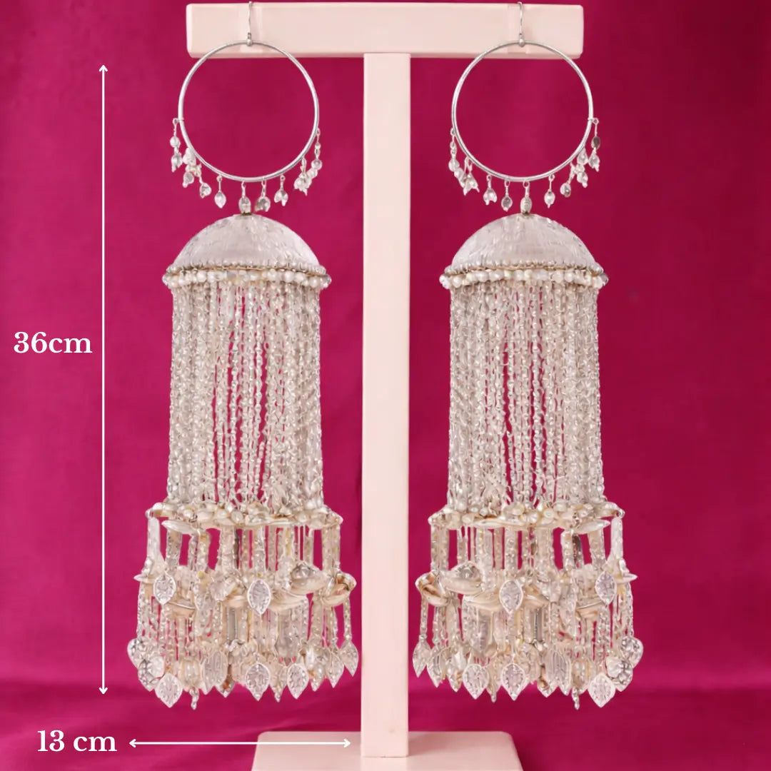 Heer Barsaat Inspired Silver Bridal Kalira