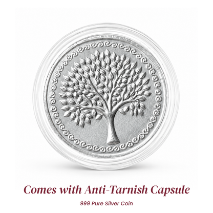 999 Pure Silver 1 Gram Banyan Tree Silver Coin
