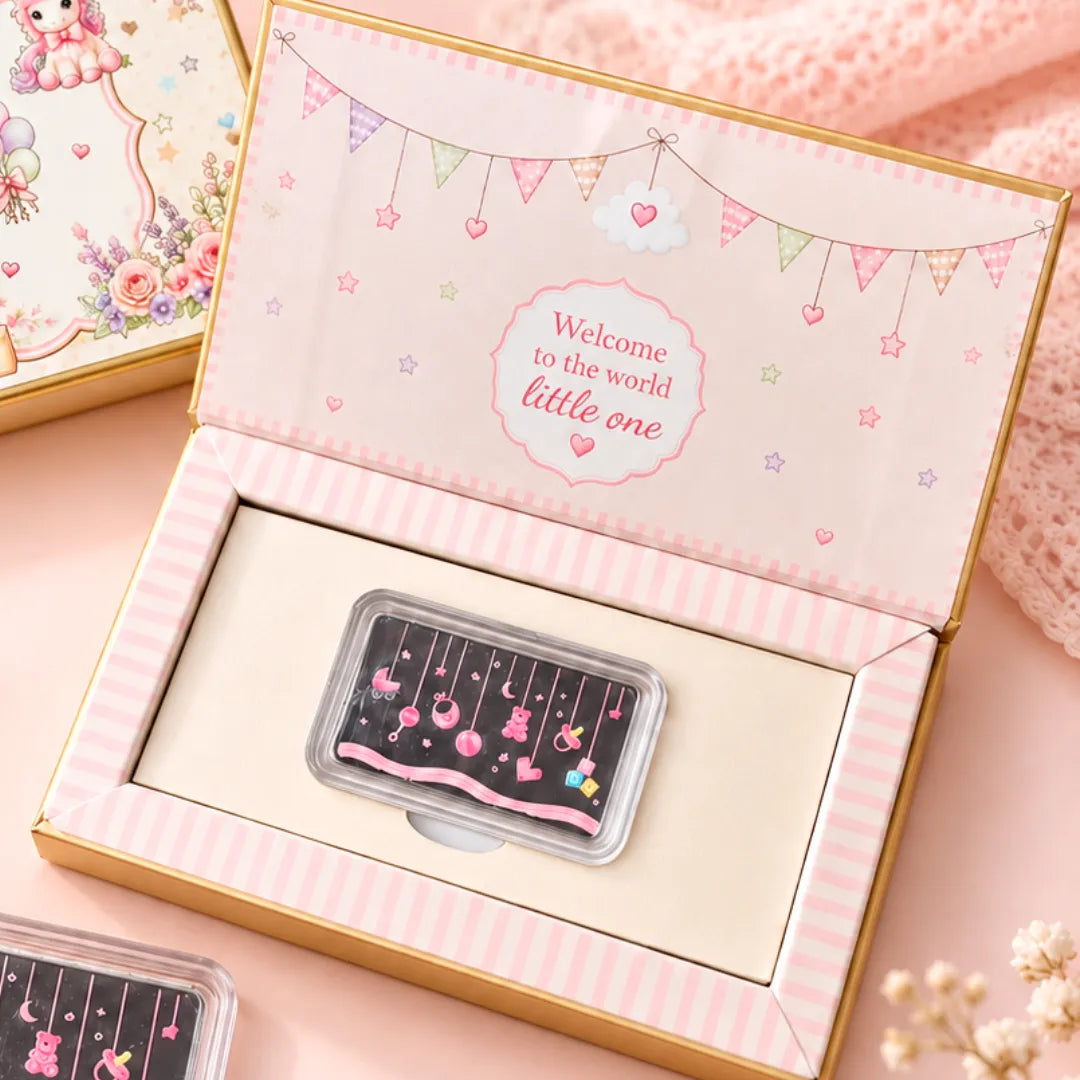 It’s a Girl 10g Silver Coin Baby Gift Box