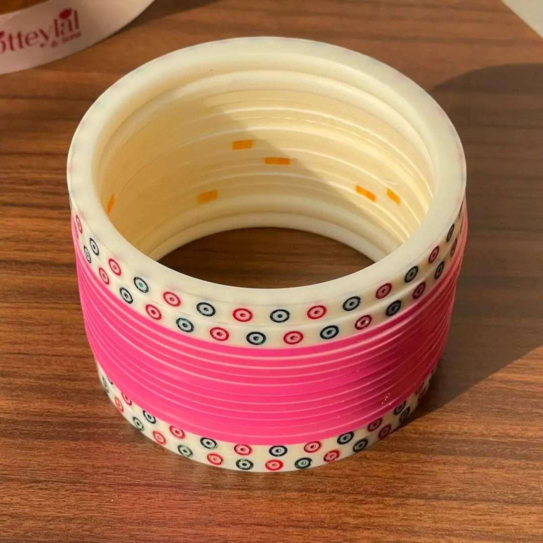 Pink Semi Pearl Chooda – Chotteylal & Sons