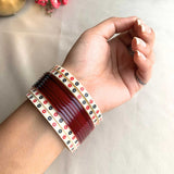 Pure Pearl Classic Dark Red Chooda