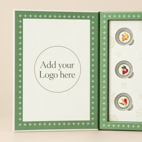 Box or coin logo customisation preview