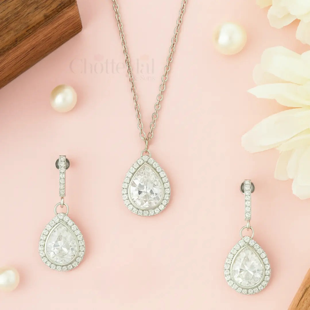 Classic Polki Pendant Set