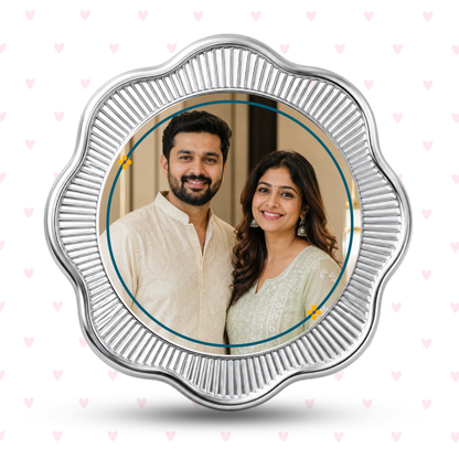 My Food Delivery Partner – Personalised Photo Silver Coin Raksha Bandhan Gift