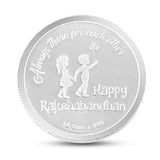 Silver Rakhi Coin- 10 grams 999 purity