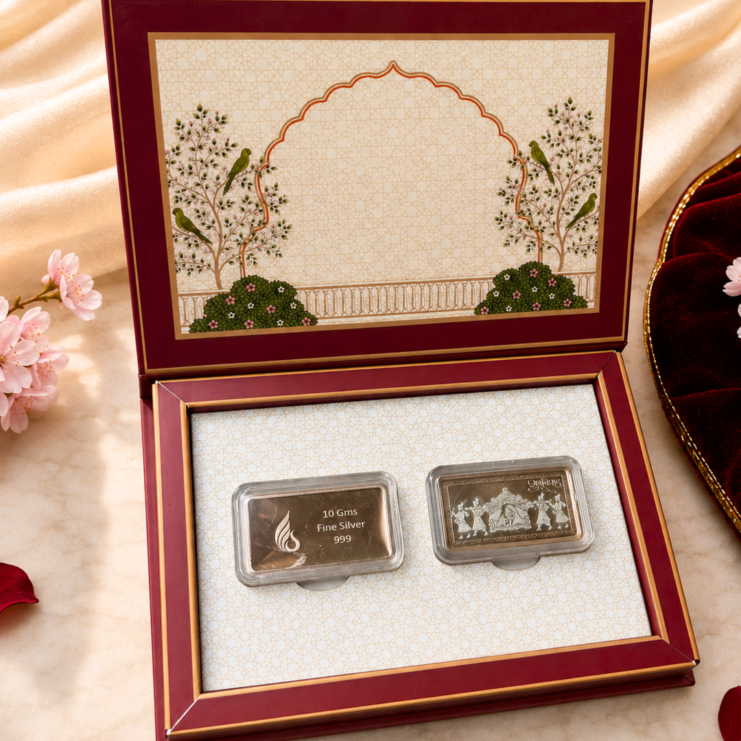 Two Elephant & Doli Silver Coin Gift Box Set of 2 | 10g Each