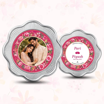 Chotteylal & Sons Customised Wedding Silver Coin