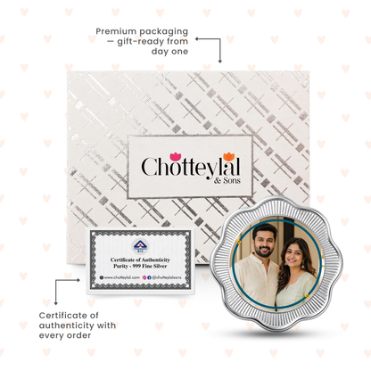 My Food Delivery Partner – Personalised Photo Silver Coin Raksha Bandhan Gift