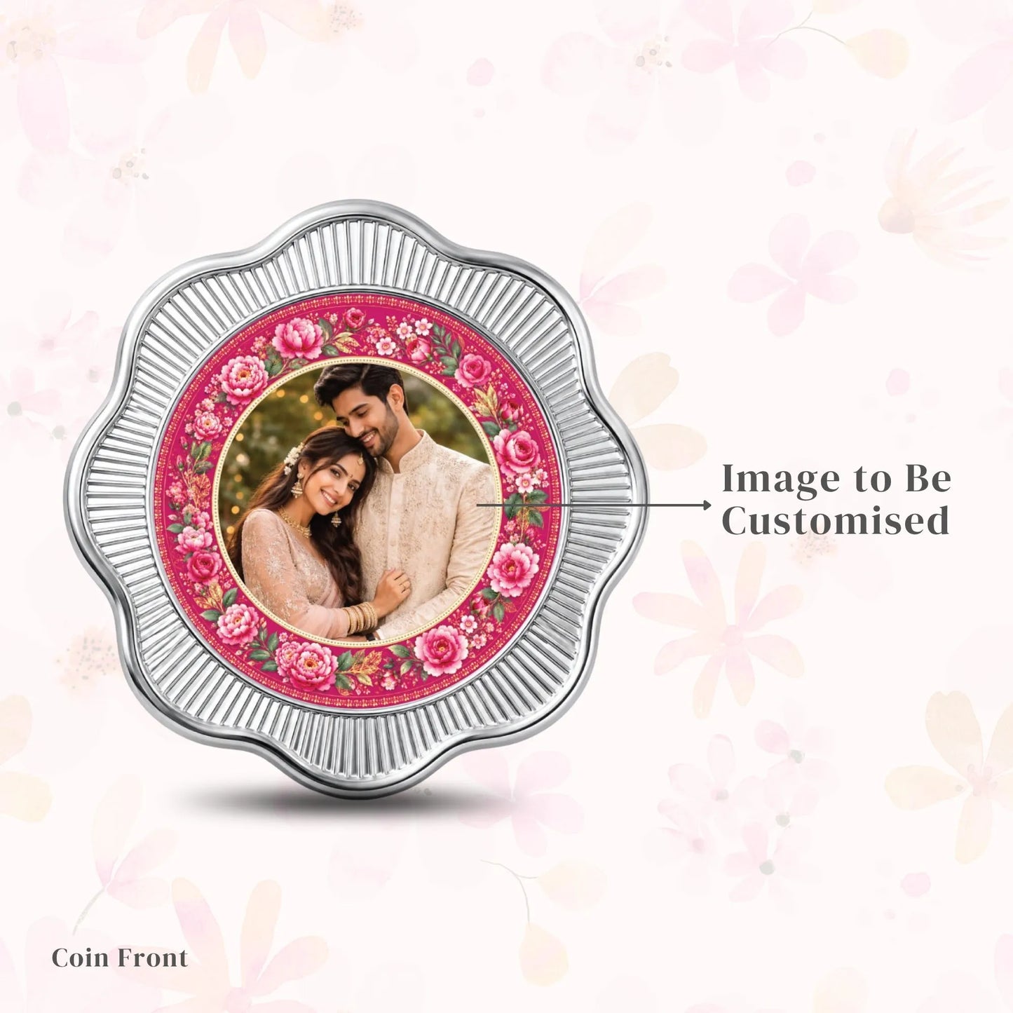 Chotteylal & Sons Customised Wedding Silver Coin