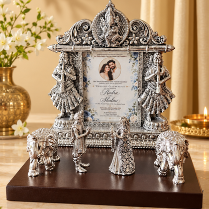 Royal First Wedding Invitation Frame