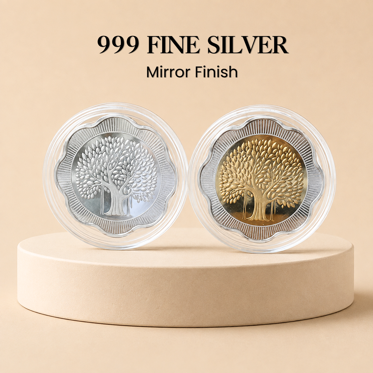 Happy Diwali - Timeless 40g Silver Coin Set - Add Logo/Message