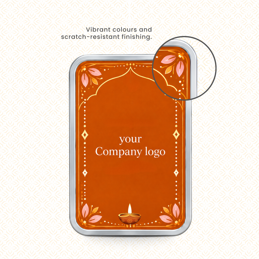 Diwali Wishes — 5g Silver Bar, Add Your Logo