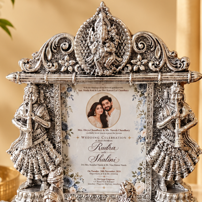 Royal First Wedding Invitation Frame