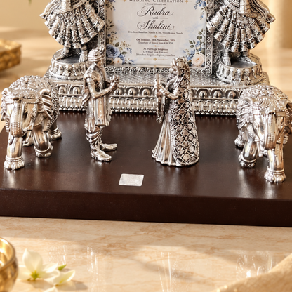 Royal First Wedding Invitation Frame