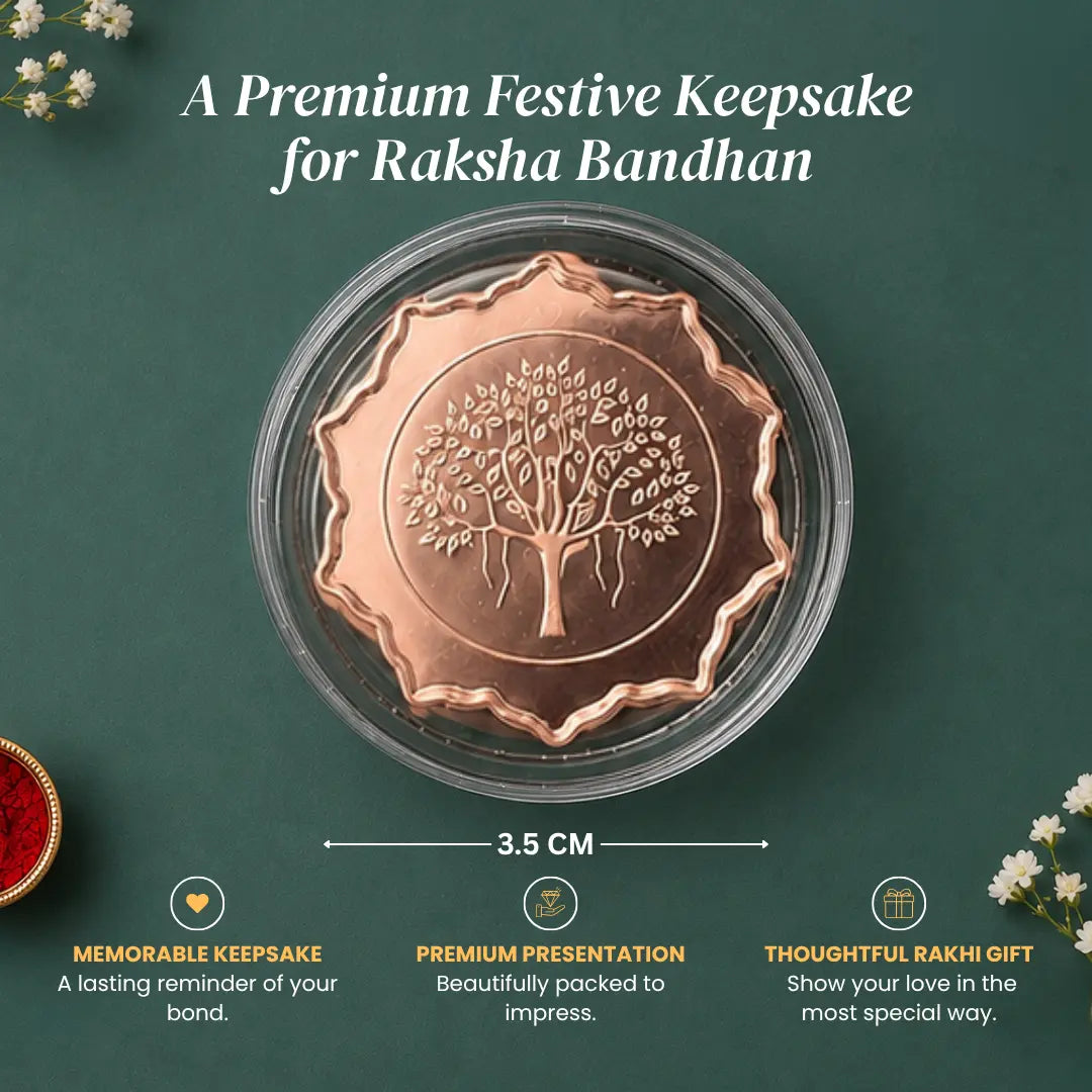 999 Pure Silver Raksha Bandhan Celebration Gift Box