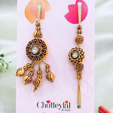 Pair Rakhi - Attractive Design Golden Designer Motifs