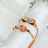 Men's Rakhi - Set of 2  Aambi Cut Design