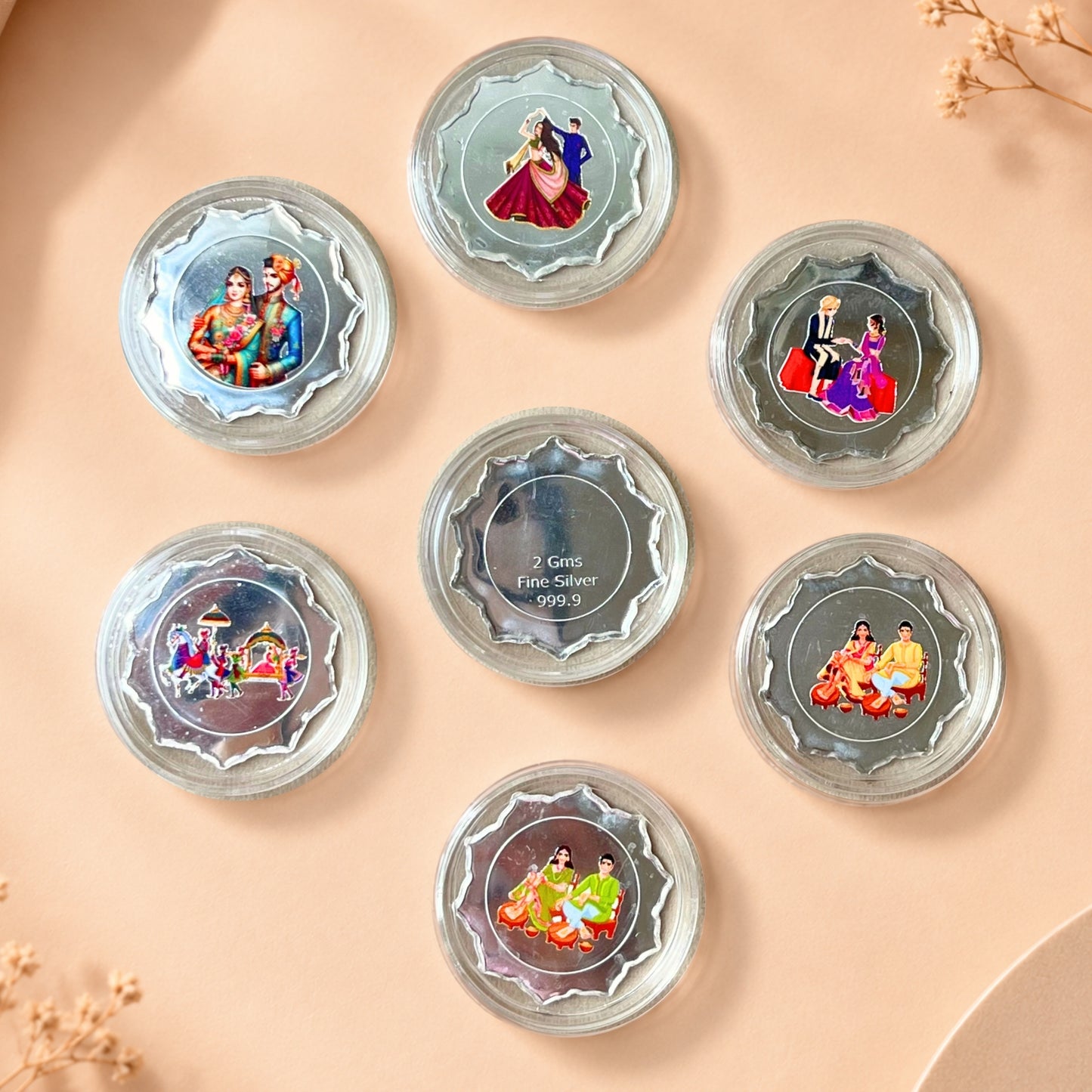 Chotteylal Legacy Musical Wedding Coin 14g Box Set