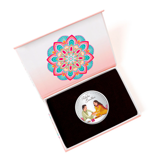 999 Purity Rakhi Coin in 10 grams