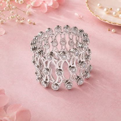 Magic Ring cum Bracelet with Certificate of Authenticity and 925 Stamp – 925 Sterling Silver