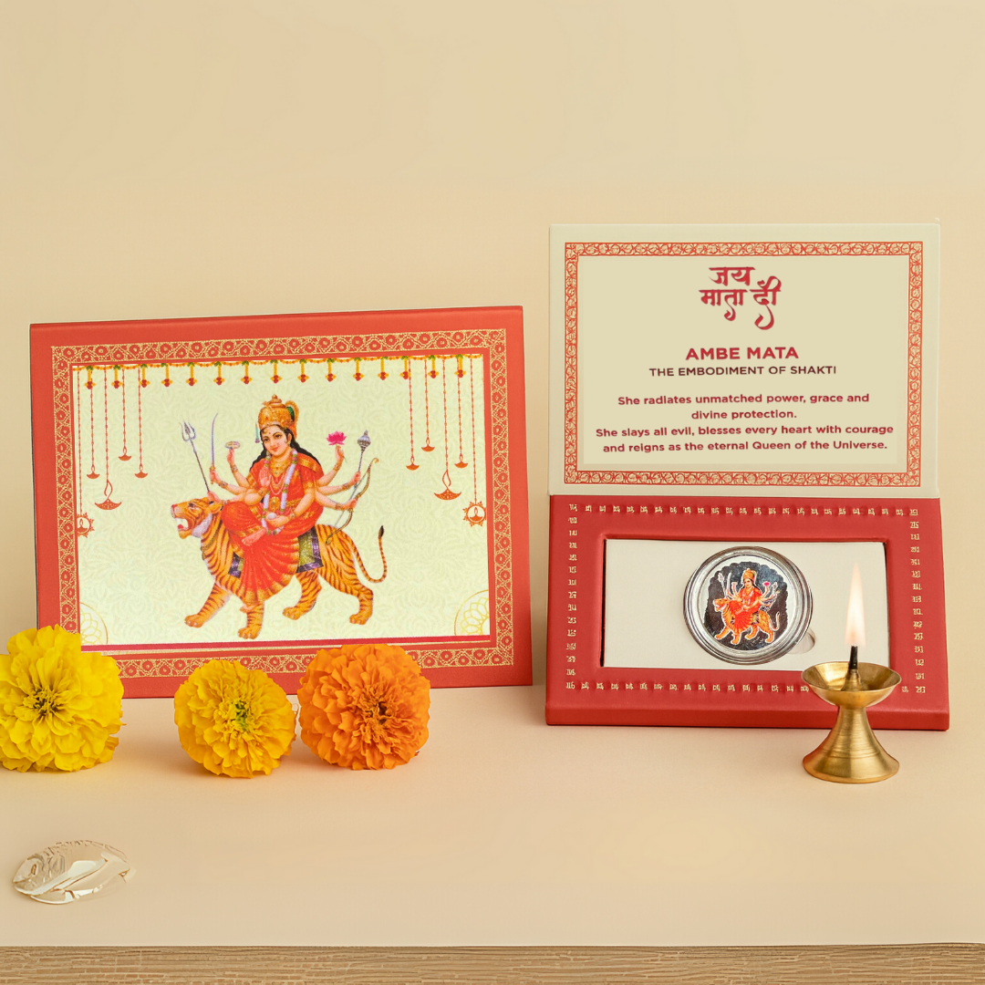 Mata Rani Coin, Silver, Round Shape, 1 GM, 999 Purity Silver Coin